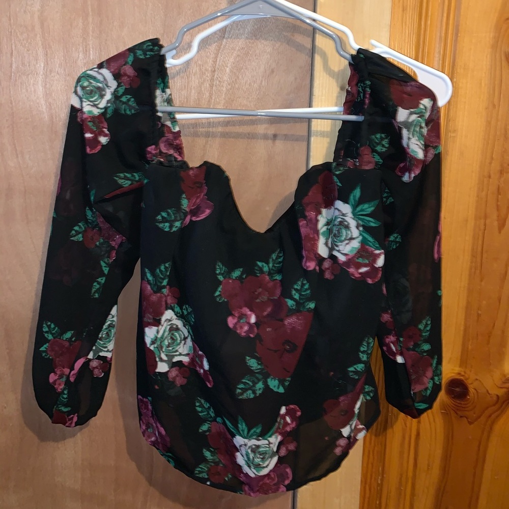 Off-Shoulder Long Sleeve